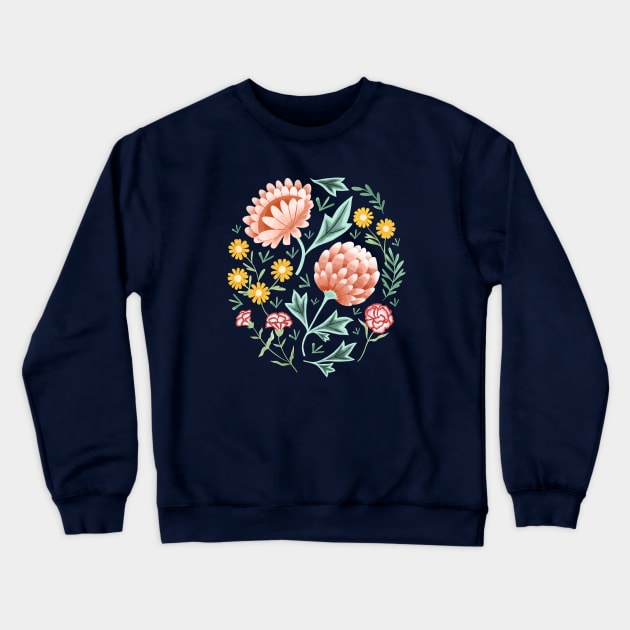 Victorian Floral Crewneck Sweatshirt by tangerinetane